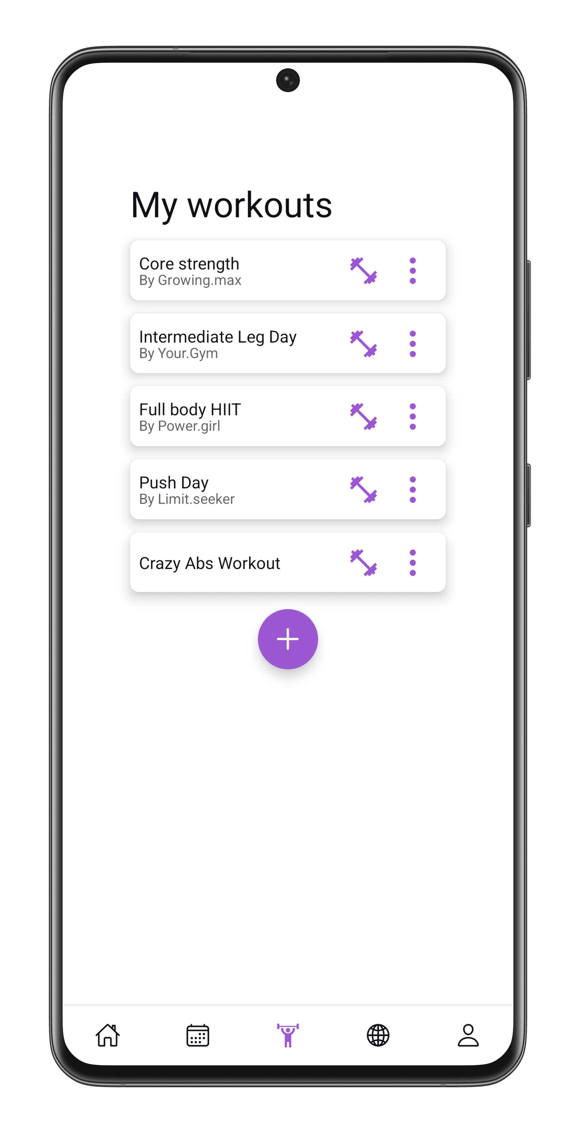 My Workouts